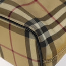 BURBERRY Nova Check Tote Bag PVC Beige Auth EC998-15
