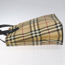 BURBERRY Nova Check Tote Bag PVC Beige Auth EC998-4