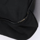 GUCCI Bamboo Handtasche Nylon Schwarz Silber 001 3754 1577 Auth ep10001-9