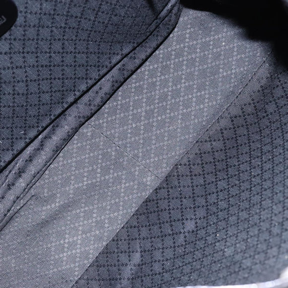 GUCCI Bamboo Hand Bag Nylon Black Silver 001 3754 1577 Auth ep10001