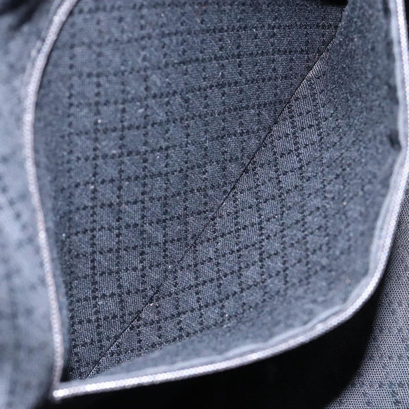 GUCCI Bamboo Hand Bag Nylon Black Silver 001 3754 1577 Auth ep10001