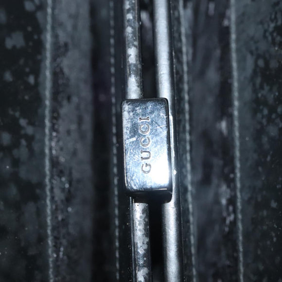 GUCCI Hand Bag Canvas Black 000 0810 Auth ep10006