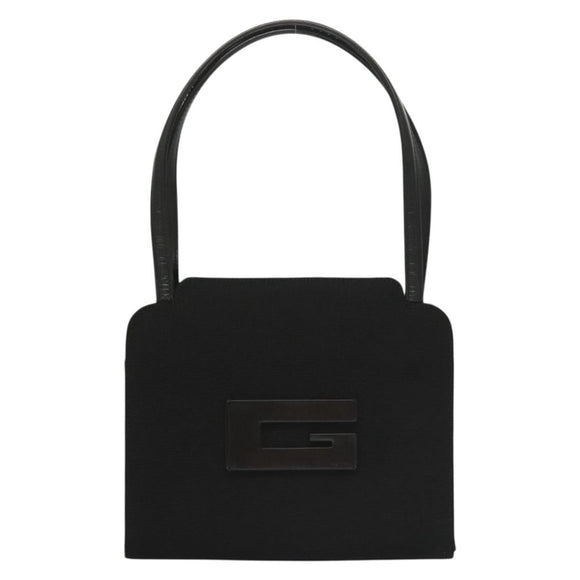GUCCI Hand Bag Canvas Black 000 0810 Auth ep10006
