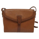 Burberrys Shoulder Bag Leather Brown Gold Auth ep10007-2