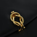 GUCCI Shoulder Bag Leather Navy Gold Auth ep10015-14