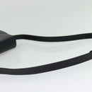 GUCCI Shoulder Bag Leather Navy Gold Auth ep10015-7