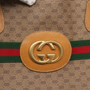 GUCCI Micro GG Supreme Web Sherry Line Bag PVC Beige 002 988 0174 Auth ep10019-17