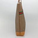 GUCCI Micro GG Supreme Web Sherry Line Bag PVC Beige 002 988 0174 Auth ep10019-3