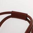 FENDI Pecan Canvas Boston Bag Black Brown gold Auth ep10025-14