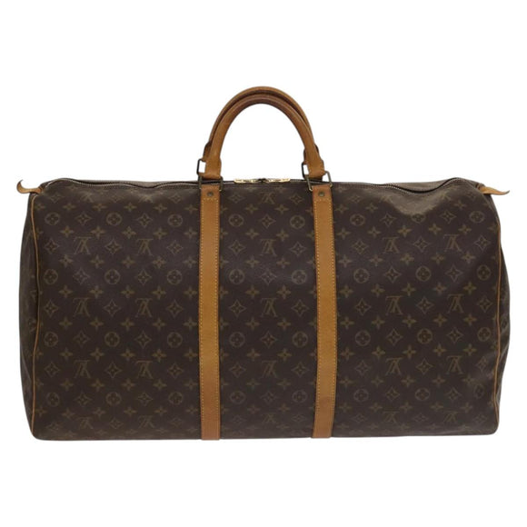 LOUIS VUITTON Monogram Keepall 60 Boston Bag M41422 LV Auth ep10029