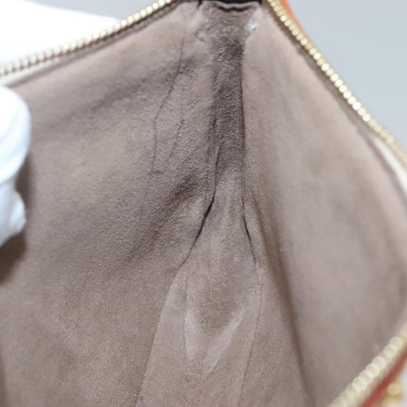 LOUIS VUITTON Monogram Multicolor Pochette Pouch Black M92648 LV Auth ep10030