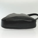 GUCCI Bamboo Hand Bag Leather 2way Black Gold 001 1577 3754 Auth ep10036-5