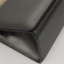 GUCCI Shoulder Bag Leather Gray Gold 001 2058 1919 0 Auth ep10038-14