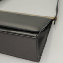 GUCCI Shoulder Bag Leather Gray Gold 001 2058 1919 0 Auth ep10038-15