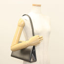 GUCCI Shoulder Bag Leather Gray Gold 001 2058 1919 0 Auth ep10038-23