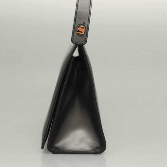 GUCCI Shoulder Bag Leather Gray Gold 001 2058 1919 0 Auth ep10038