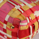 PRADA Hand Bag Nylon 2way Multicolor Gold Auth ep10042-20