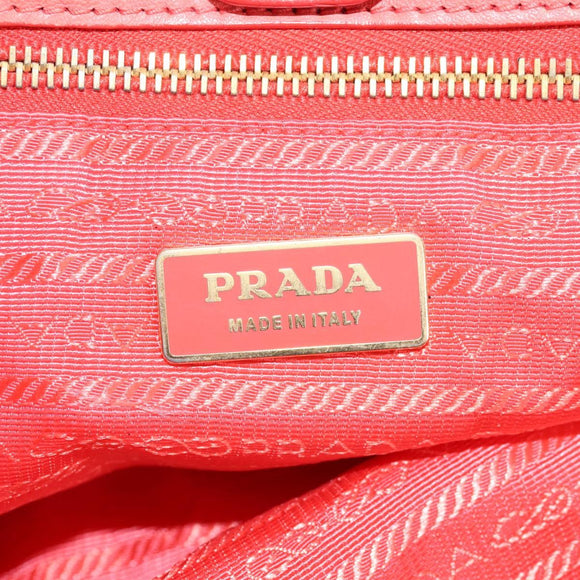PRADA Hand Bag Nylon 2way Multicolor Gold Auth ep10042