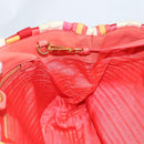 PRADA Hand Bag Nylon 2way Multicolor Gold Auth ep10042-24