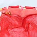 PRADA Hand Bag Nylon 2way Multicolor Gold Auth ep10042-25