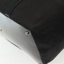GUCCI Bamboo Tote Bag Nylon Black Silver 002 2058 0412 5 Auth ep10054-14
