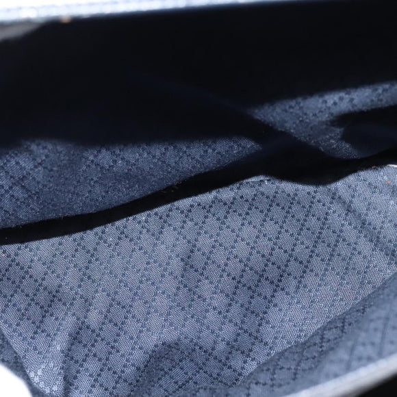 GUCCI Bamboo Hand Bag Suede Navy Gold 002 2855 0322 0 Auth ep10056