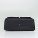 GUCCI Bamboo Hand Bag Suede Navy Gold 002 2855 0322 0 Auth ep10056-5