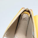 LOUIS VUITTON Monogram Vernis Motto Accessory Pouch Beige M91136 LV Auth ep10064-20