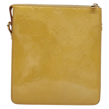 LOUIS VUITTON Monogram Vernis Motto Accessory Pouch Beige M91136 LV Auth ep10064 - 0