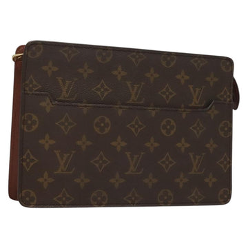 LOUIS VUITTON Monogram Pochette Homme Clutch Bag M51795 LV Auth ep10072