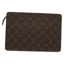 LOUIS VUITTON Monogram Pochette Homme Clutch Bag M51795 LV Auth ep10072-2