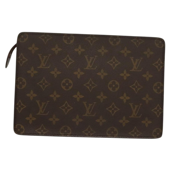 LOUIS VUITTON Monogram Pochette Homme Clutch Bag M51795 LV Auth ep10072