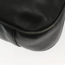 GUCCI Bamboo Hand Bag Leather 2way Black Gold 001 2852 1577 0 Auth ep10073-9