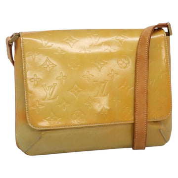 LOUIS VUITTON Monogram Vernis Thompson Street Bag Gris M91008 LV Auth ep10078