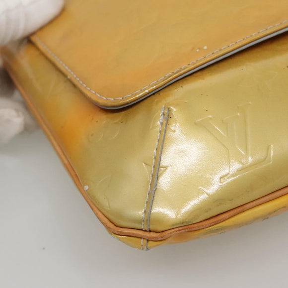 LOUIS VUITTON Monogram Vernis Thompson Street Bag Gris M91008 LV Auth ep10078