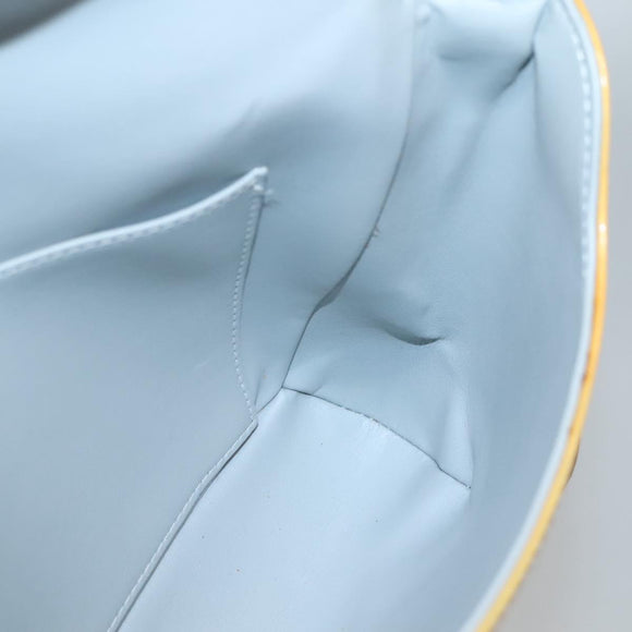 LOUIS VUITTON Monogram Vernis Thompson Street Bag Gris M91008 LV Auth ep10078