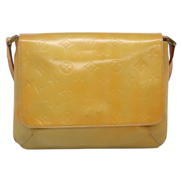 LOUIS VUITTON Monogram Vernis Thompson Street Bag Gris M91008 LV Auth ep10078