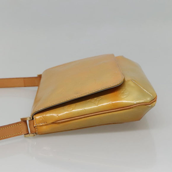 LOUIS VUITTON Monogram Vernis Thompson Street Bag Gris M91008 LV Auth ep10078