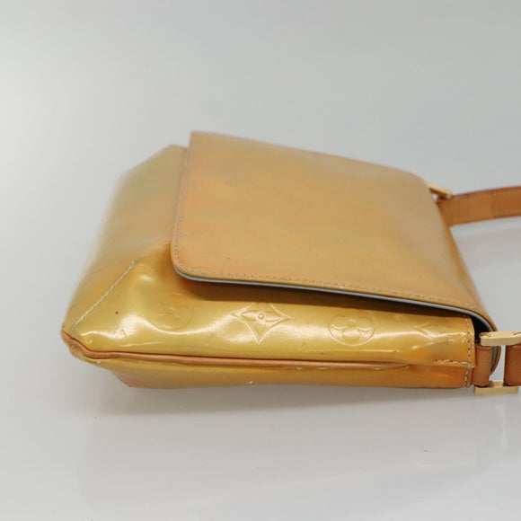 LOUIS VUITTON Monogram Vernis Thompson Street Bag Gris M91008 LV Auth ep10078