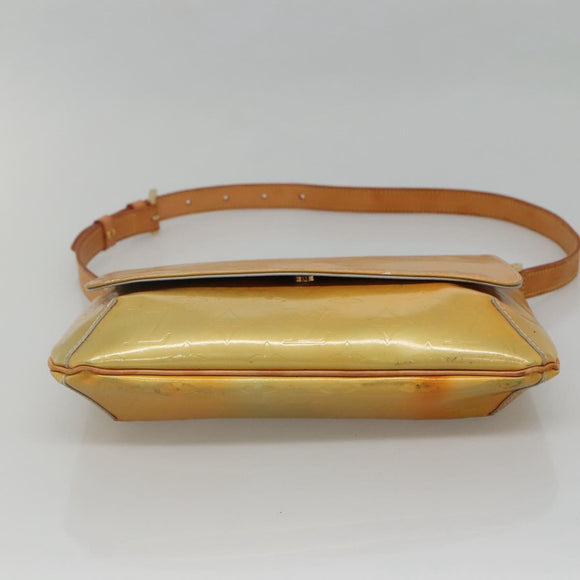 LOUIS VUITTON Monogram Vernis Thompson Street Bag Gris M91008 LV Auth ep10078