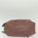 LOEWE Nappa Aire Hand Bag Leather Pink Gold Auth ep10081-6