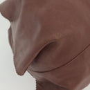 LOEWE Nappa Aire Hand Bag Leather Pink Gold Auth ep10081-14