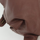 LOEWE Nappa Aire Hand Bag Leather Pink Gold Auth ep10081-16