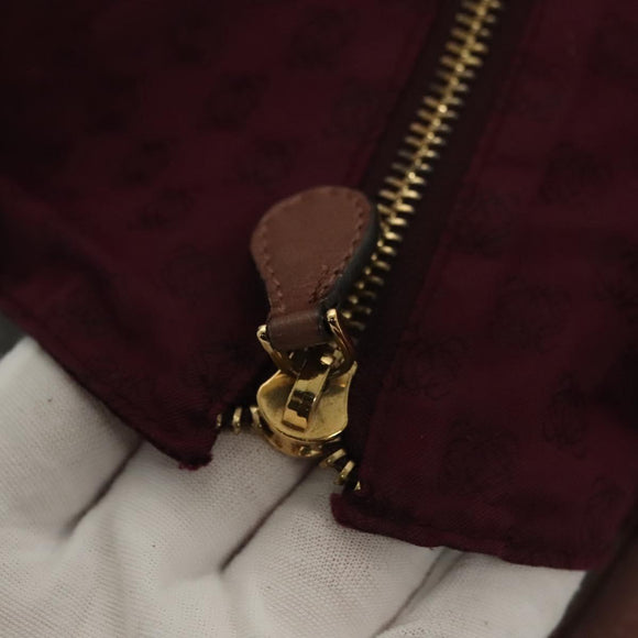 LOEWE Nappa Aire Hand Bag Leather Pink Gold Auth ep10081