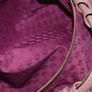 LOEWE Nappa Aire Hand Bag Leather Pink Gold Auth ep10081-11