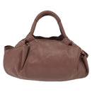 LOEWE Nappa Aire Hand Bag Leather Pink Gold Auth ep10081-13