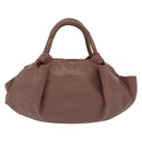 LOEWE Nappa Aire Hand Bag Leather Pink Gold Auth ep10081-2