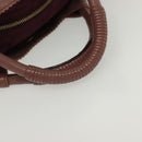 LOEWE Nappa Aire Hand Bag Leather Pink Gold Auth ep10081-8