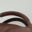 LOEWE Nappa Aire Hand Bag Leather Pink Gold Auth ep10081-9