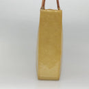 LOUIS VUITTON Monogram Vernis Columbus Tote Bag Beige M91023 LV Auth ep10083-3